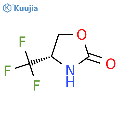 (4S)-4-(Trifluoromethyl)-1,3-oxazolidin-2-one structure