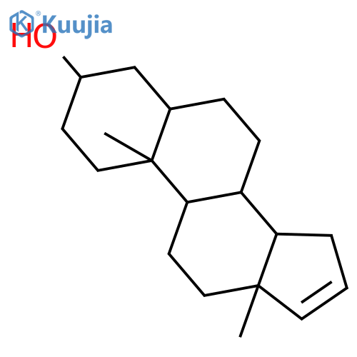(3alpha,5alpha)-3-hydroxyandrost-16-ene structure