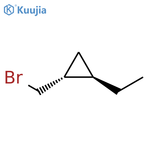 Cyclopropane, 1-(bromomethyl)-2-ethyl-, (1R,2R)- structure