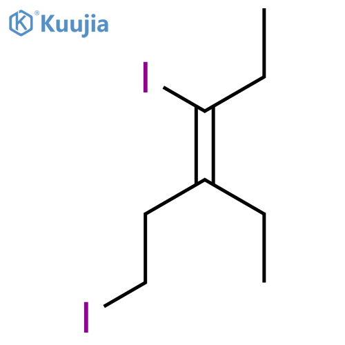 3-Hexene, 3-ethyl-1,4-diiodo-, (Z)- structure