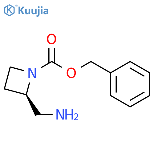 (R)-benzyl 2-(aminomethyl)azetidine-1-carboxylate structure
