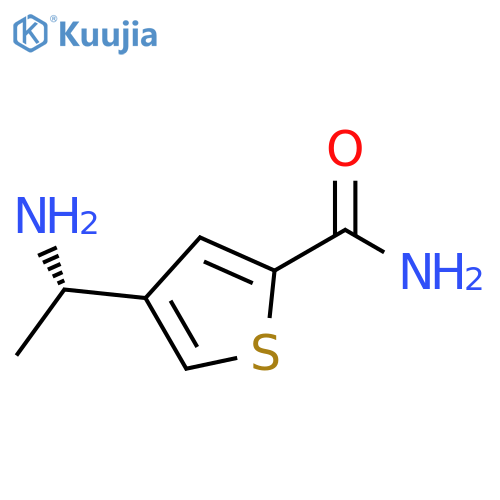4-(1S)-1-aminoethylthiophene-2-carboxamide structure