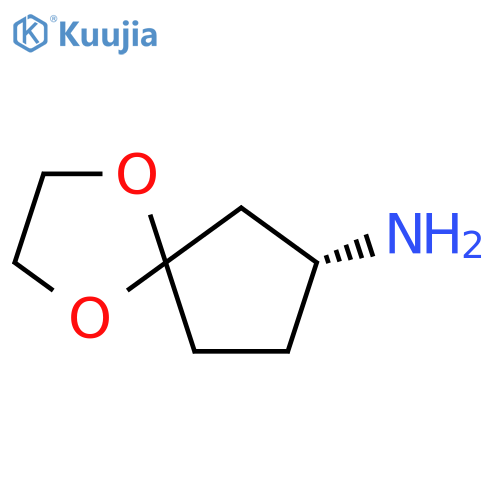 (7R)-1,4-dioxaspiro[4.4]nonan-7-amine structure
