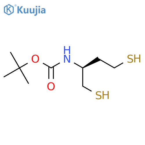 tert-butyl N-(2S)-1,4-disulfanylbutan-2-ylcarbamate structure
