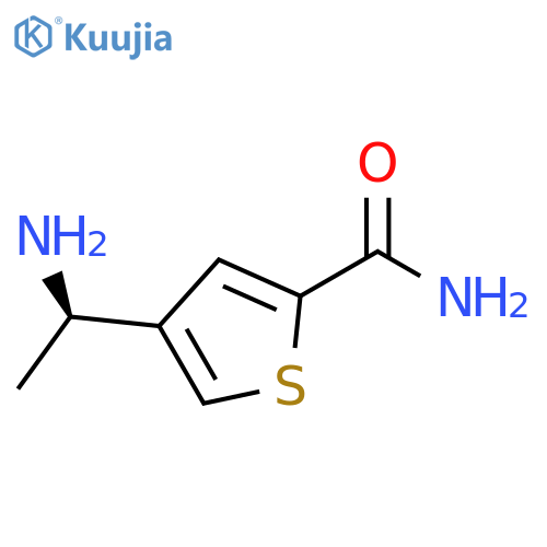 4-(1R)-1-aminoethylthiophene-2-carboxamide structure