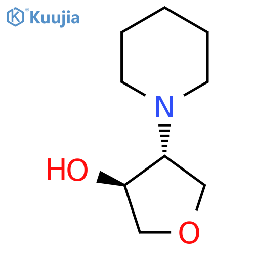 (3S,4R)-4-(Piperidin-1-yl)oxolan-3-ol structure