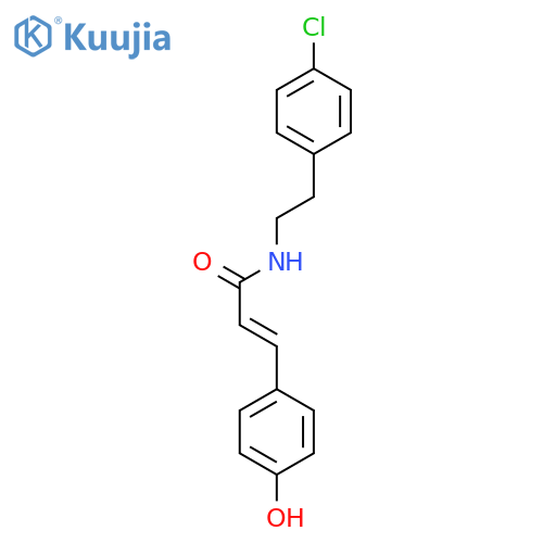 2-Propenamide, N-[2-(4-chlorophenyl)ethyl]-3-(4-hydroxyphenyl)-, (E)- structure