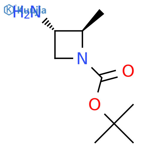 Tert-Butyl (2R,3S)-3-amino-2-methylazetidine-1-carboxylate structure