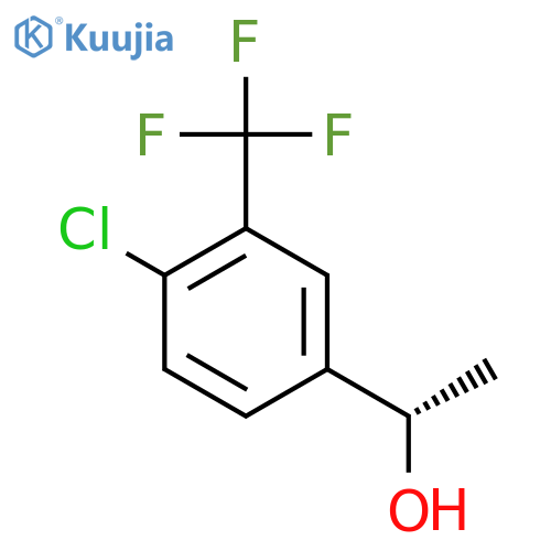 (1S)-1-4-chloro-3-(trifluoromethyl)phenylethan-1-ol structure