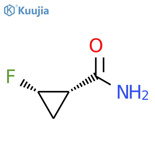Cyclopropanecarboxamide, 2-fluoro-, (1S,2S)- structure