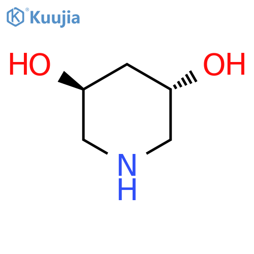 (3S,5S)-Piperidine-3,5-diol structure