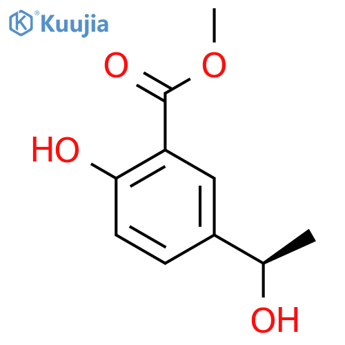 methyl 2-hydroxy-5-(1R)-1-hydroxyethylbenzoate structure