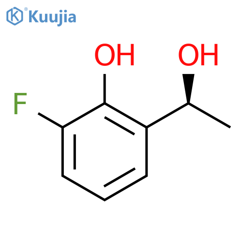 2-fluoro-6-(1S)-1-hydroxyethylphenol structure