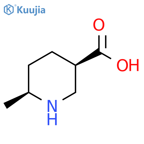 (3R,6S)-6-Methyl-piperidine-3-carboxylic acid structure