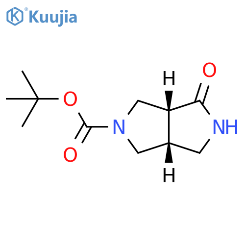 tert-butyl (3aR,6aR)-4-oxo-octahydropyrrolo[3,4-c]pyrrole-2-carboxylate structure