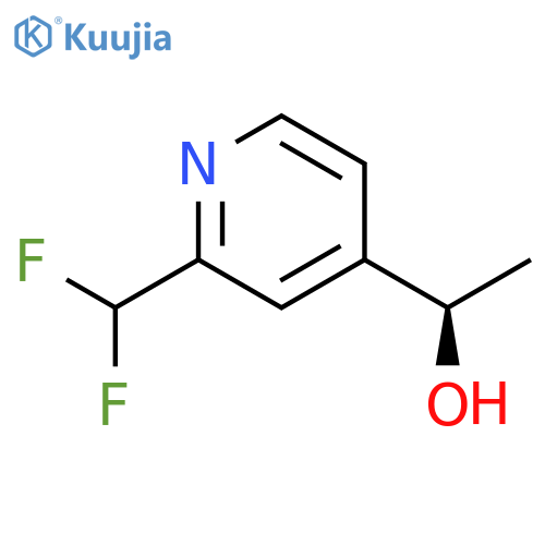(1R)-1-2-(difluoromethyl)pyridin-4-ylethan-1-ol structure