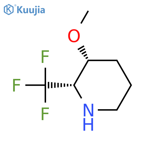 (2S,3R)-3-methoxy-2-(trifluoromethyl)piperidine structure