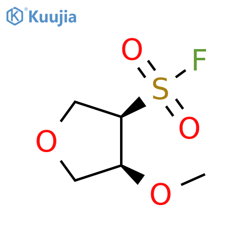 (3R,4S)-4-methoxyoxolane-3-sulfonyl fluoride structure