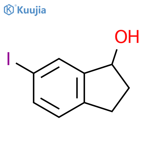 (1R)-6-iodoindan-1-ol structure