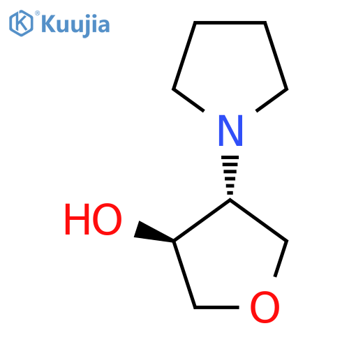(3S,4R)-4-(Pyrrolidin-1-yl)oxolan-3-ol structure