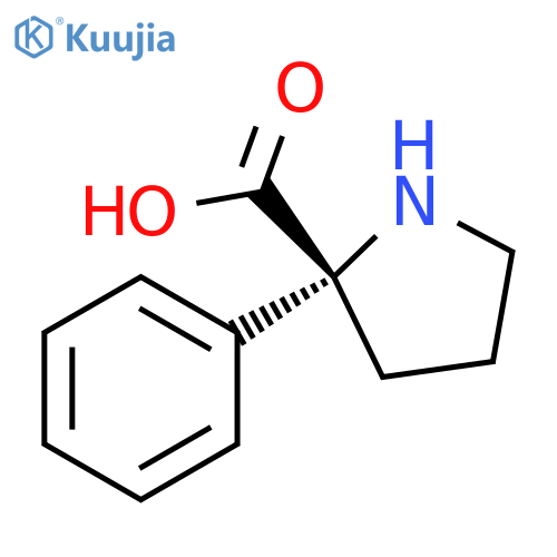 L-Proline, 2-phenyl- structure