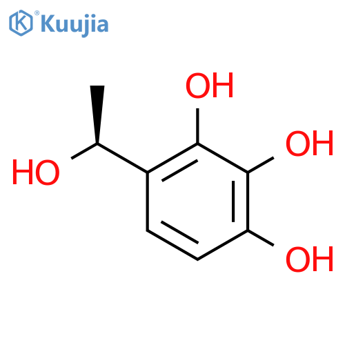 4-(1S)-1-hydroxyethylbenzene-1,2,3-triol structure