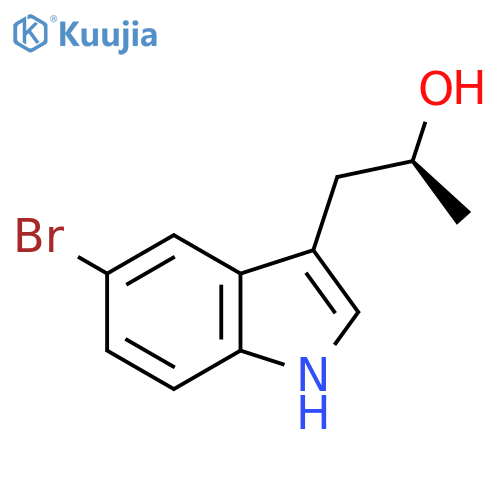 (S)-1-(5-Bromo-1H-indol-3-yl)propan-2-ol structure