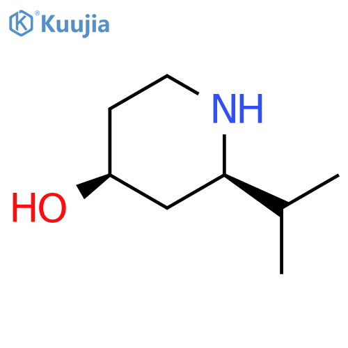 (2R, 4S)-2-Isopropyl-piperidin-4-ol structure