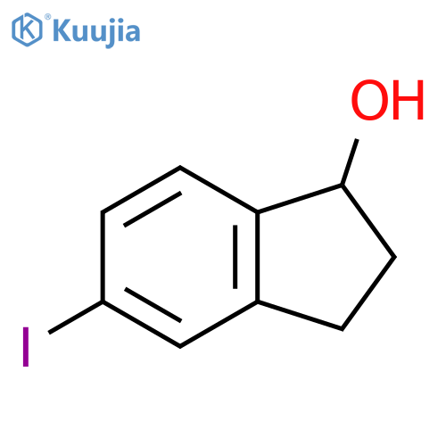 (1R)-5-iodoindan-1-ol structure