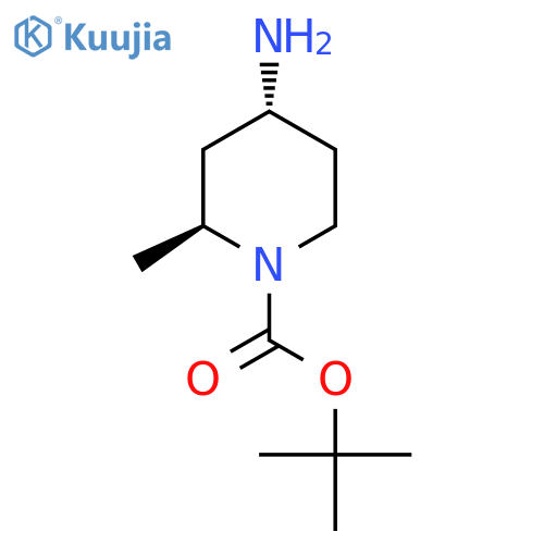 Tert-Butyl (2S,4R)-4-amino-2-methylpiperidine-1-carboxylate structure