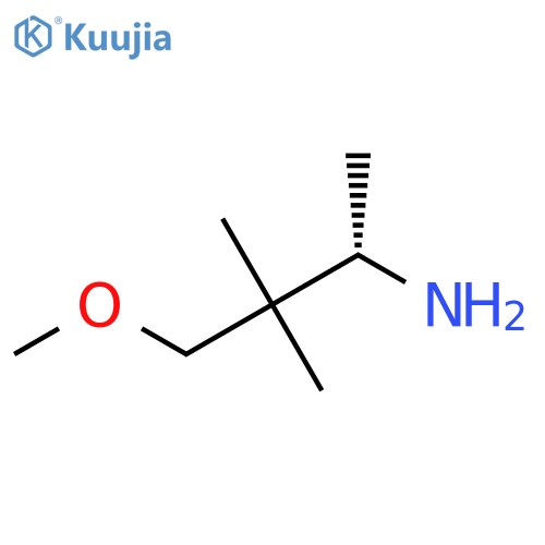 (2S)-4-methoxy-3,3-dimethylbutan-2-amine structure