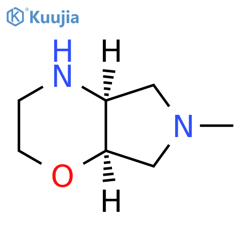 (4aR,7aS)-6-methyl-3,4,4a,5,7,7a-hexahydro-2H-pyrrolo[3,4-b][1,4]oxazine structure