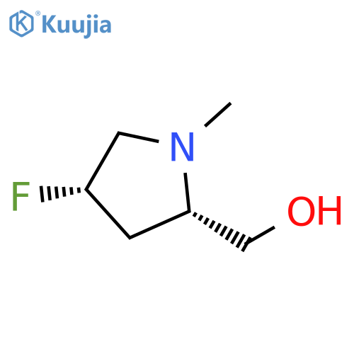[(2S,4S)-4-fluoro-1-methyl-pyrrolidin-2-yl]methanol structure