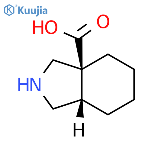 3aH-Isoindole-3a-carboxylic acid, octahydro-, (3aS,7aS)- structure