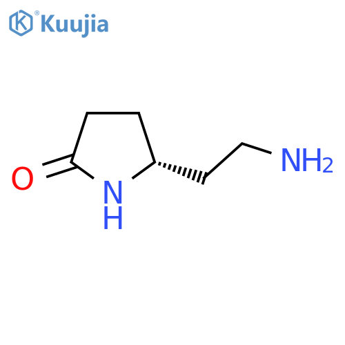 (5R)-5-(2-aminoethyl)pyrrolidin-2-one structure