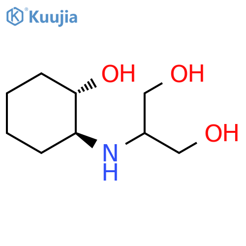 2-{trans-2-hydroxycyclohexylamino}propane-1,3-diol structure