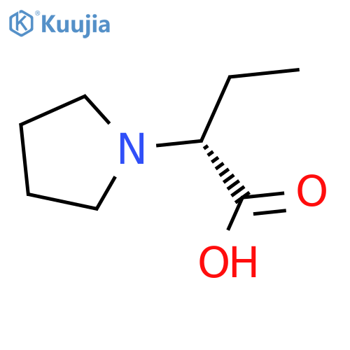 (2R)-2-(pyrrolidin-1-yl)butanoic acid structure