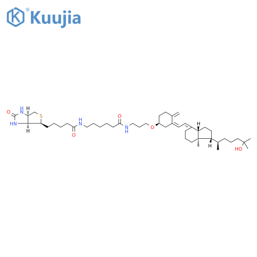 25-OH vitamin D3-LC-Biotin structure