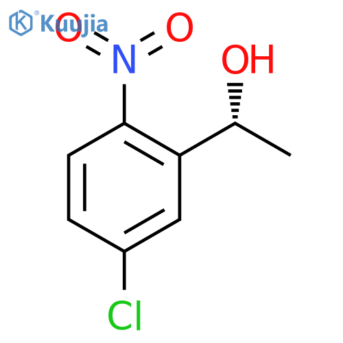 (1R)-1-(5-chloro-2-nitrophenyl)ethan-1-ol structure