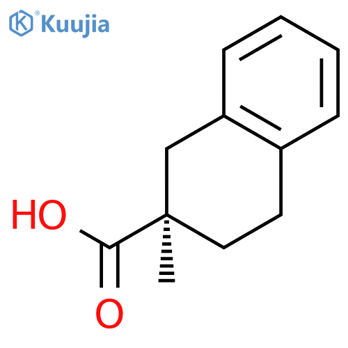2-Naphthalenecarboxylic acid, 1,2,3,4-tetrahydro-2-methyl-, (R)- structure