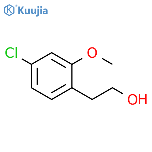 2-(4-chloro-2-methoxyphenyl)ethan-1-ol structure