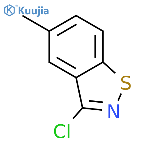 3-chloro-5-methyl-1,2-benzothiazole structure