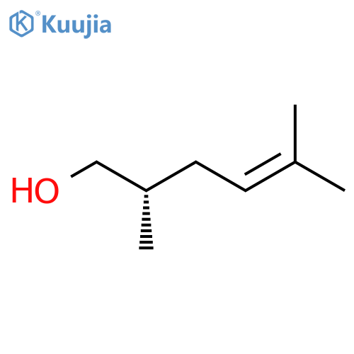 4-Hexen-1-ol, 2,5-dimethyl-, (2S)- structure