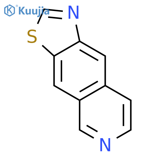 Thiazolo[4,5-g]isoquinoline(9CI) structure