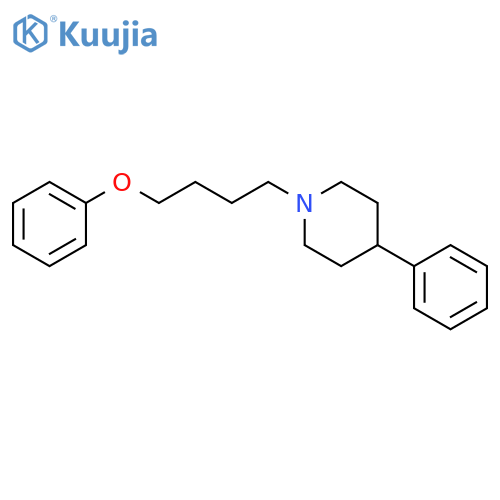 Piperidine, 1-(4-phenoxybutyl)-4-phenyl- structure