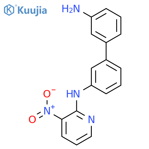 [1,1'-Biphenyl]-3,3'-diamine, N-(3-nitro-2-pyridinyl)- structure