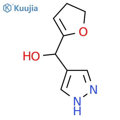 (4,5-Dihydrofuran-2-yl)(1H-pyrazol-4-yl)methanol structure
