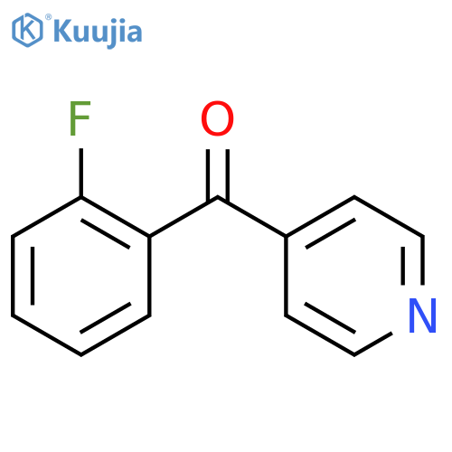 Methanone,(2-fluorophenyl)-4-pyridinyl- structure