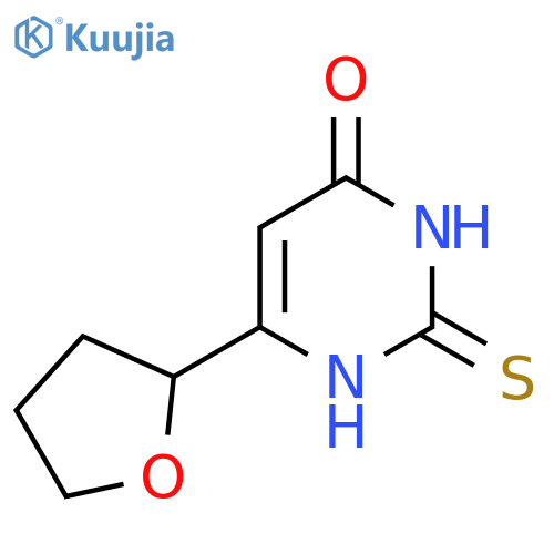 6-(Tetrahydrofuran-2-yl)-2-thioxo-2,3-dihydropyrimidin-4(1H)-one structure