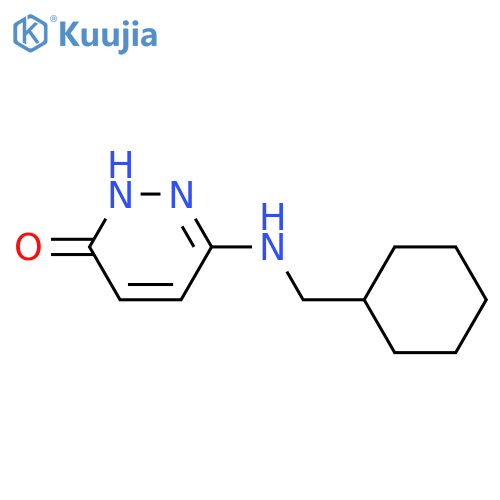 6-((cyclohexylmethyl)amino)pyridazin-3-ol structure